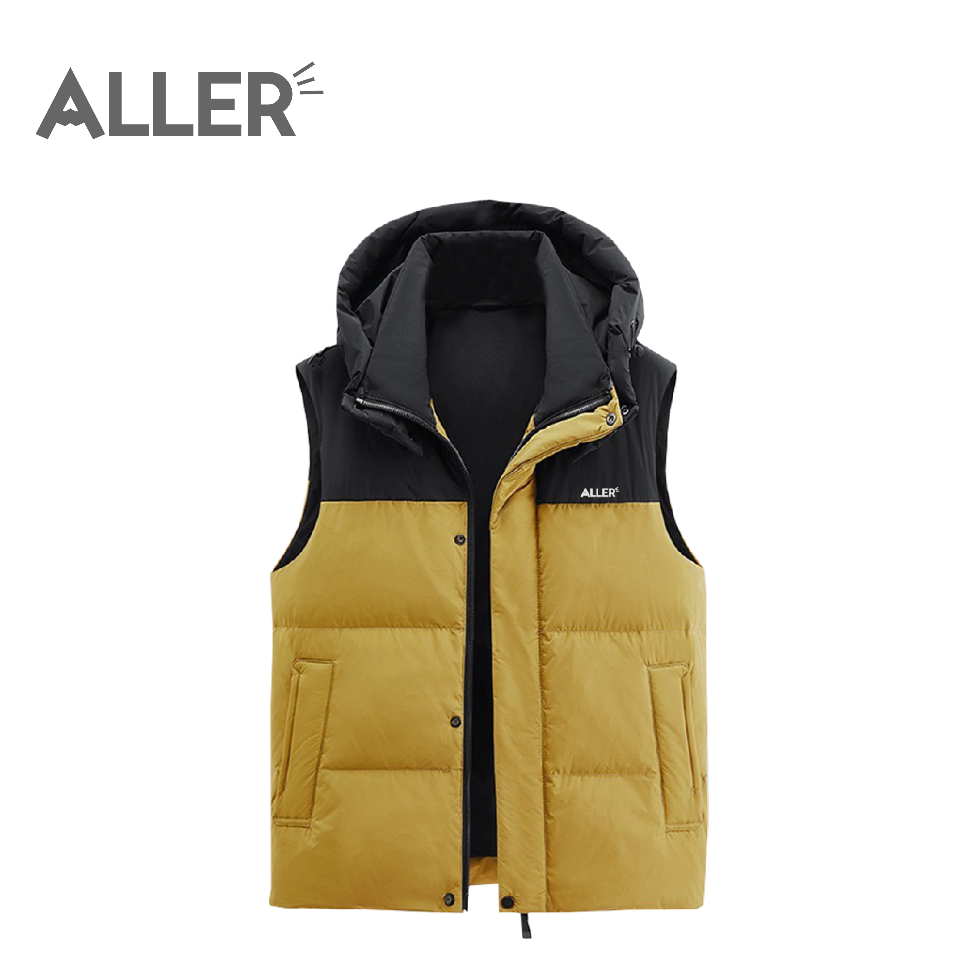 ALLER+ 可拆帽羽絨背心 男款 (4色) 00OUD72239