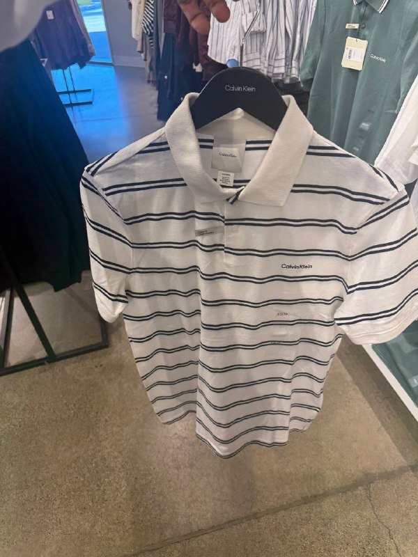 [U] CK WHITE MEN'S POLO SHIRT, SP40611566-4LC249G100 (UCK13)