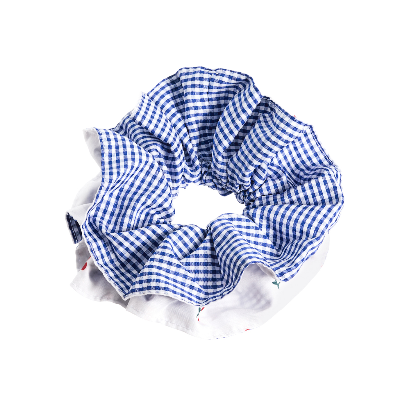 韓國,格紋,櫻桃,髮圈,平價飾品