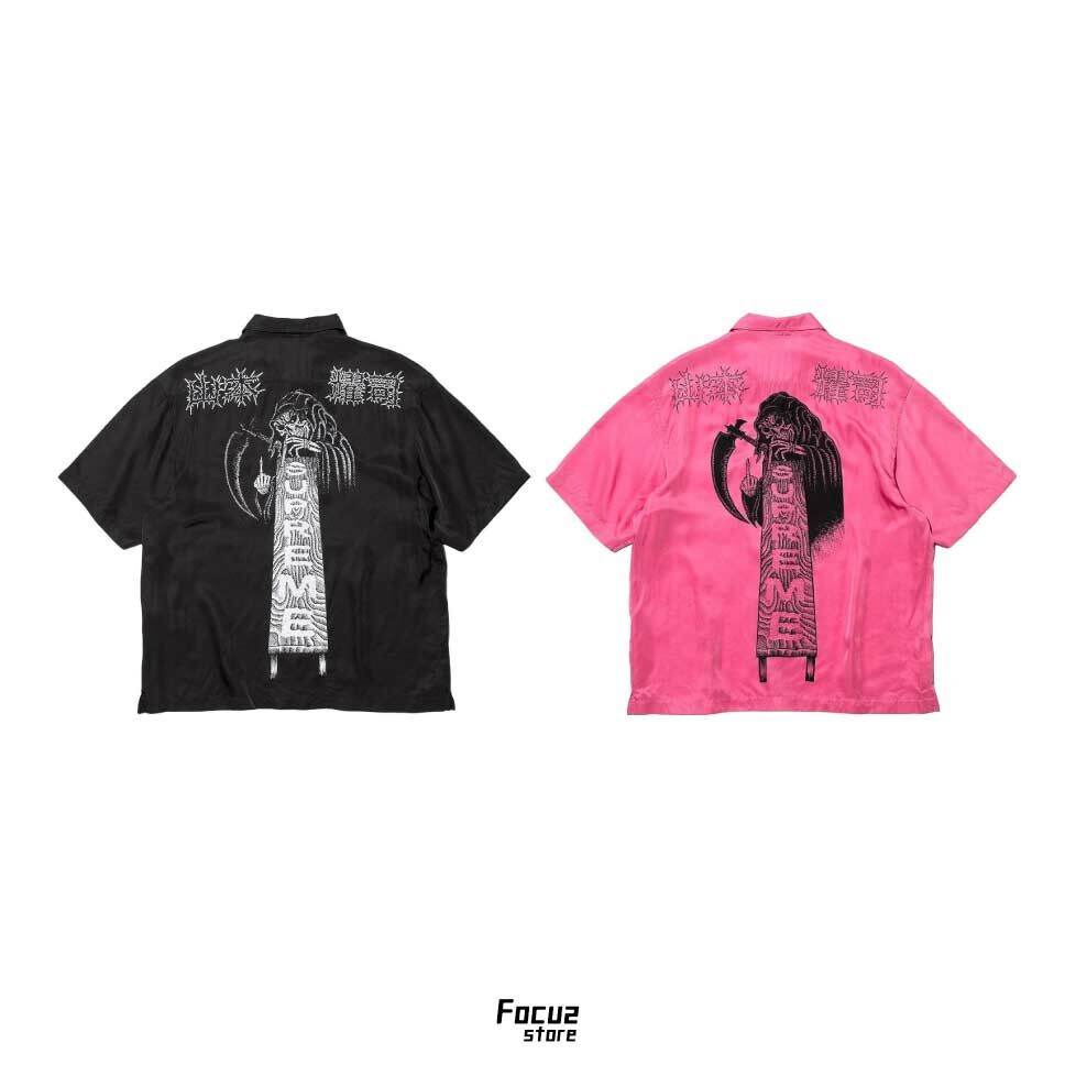 【Focus Store】現貨秒發 Yohji Yamamoto x Supreme FW25 Week3 Silk Zip Up S/S Shirt 兩色 拉鍊襯衫