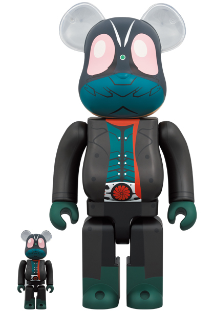 BE@RBRICK 仮面ライダー (シン・仮面ライダー) (コートVer.) 100％ & 400％ and 仮面ライダー第2号 (シン・仮面ライダー) (コートVer.) 100％ & 400％