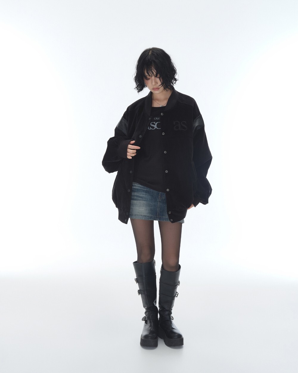 as’’on ason MAYA LONG BUCKLE BOOTS 扣靴 長靴 黑色 / 棕色