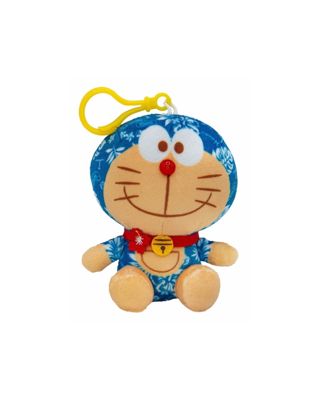 Doraemon® Plush 4" w/ Strap: Pattern 哆啦A夢 4英吋 熱帶圖案 吊飾
