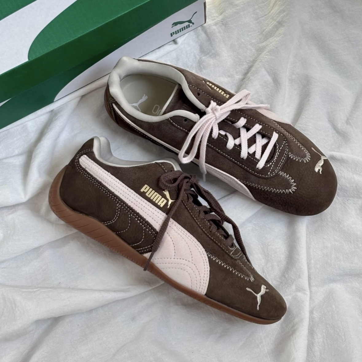 PUMA SPEEDCAT WINE CLUB 摩卡 棕色 外縫線 彪馬 休閒鞋 402562-01