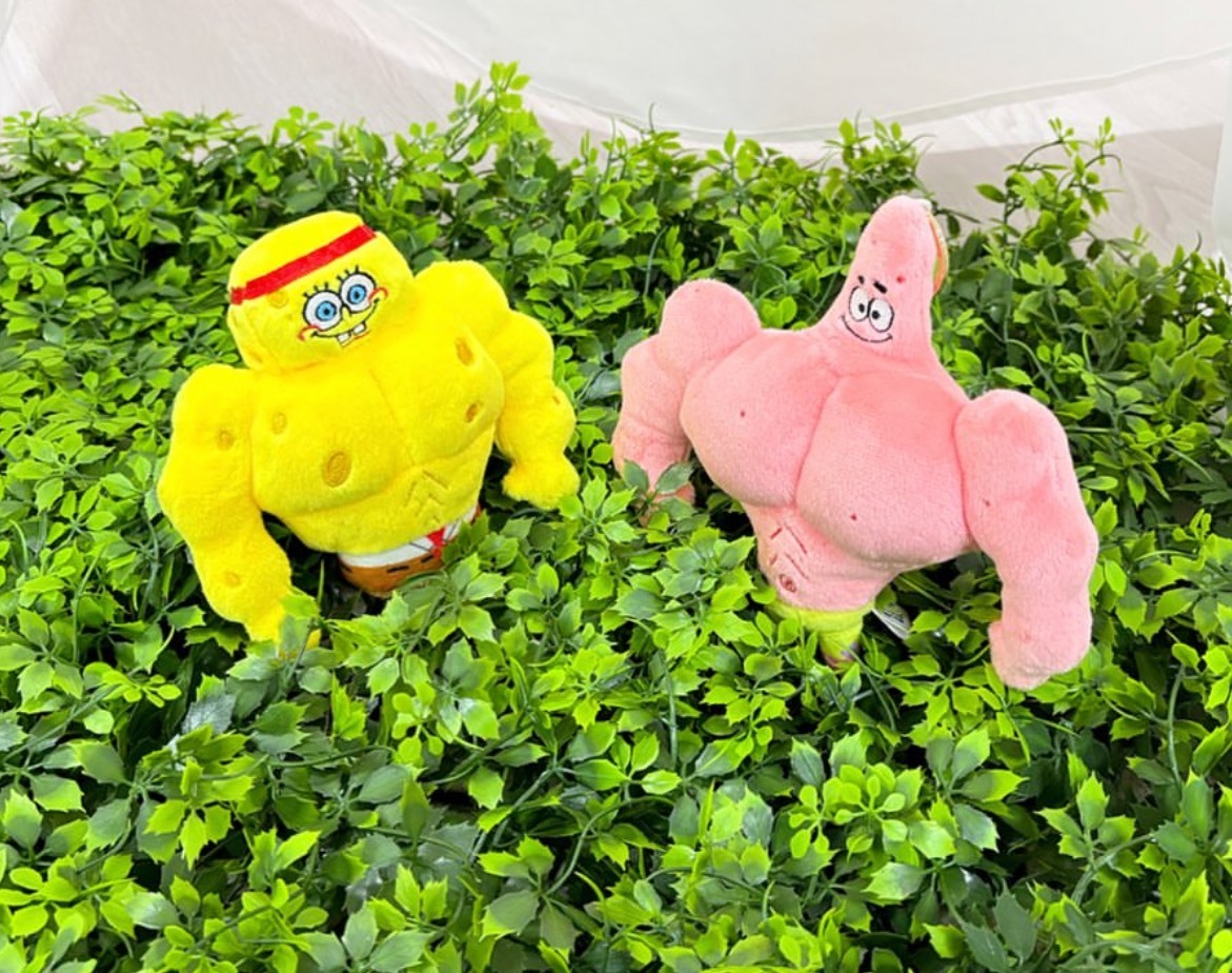 韓國限定 肌肉猛男 派大星 海綿寶寶