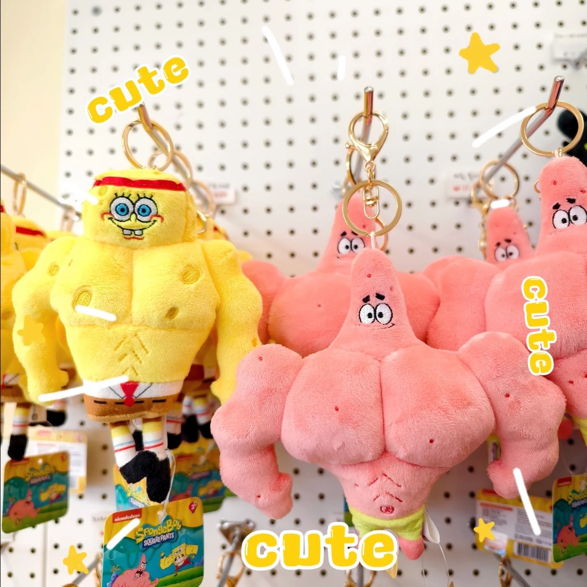 韓國限定 肌肉猛男 派大星 海綿寶寶