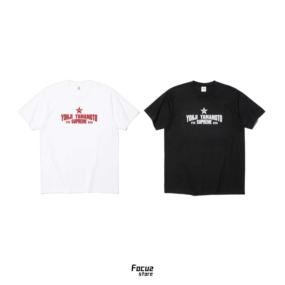 【Focus Store】現貨秒發 Yohji Yamamoto x Supreme FW25 Week3 Star Tee 兩色 字母星型Tee