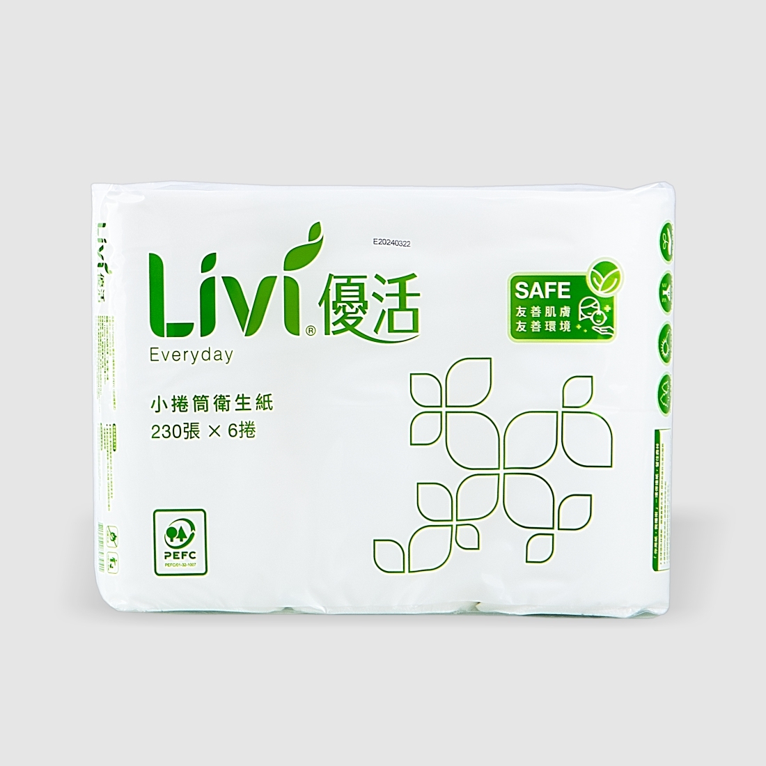 捲筒式衛生紙-小 優活