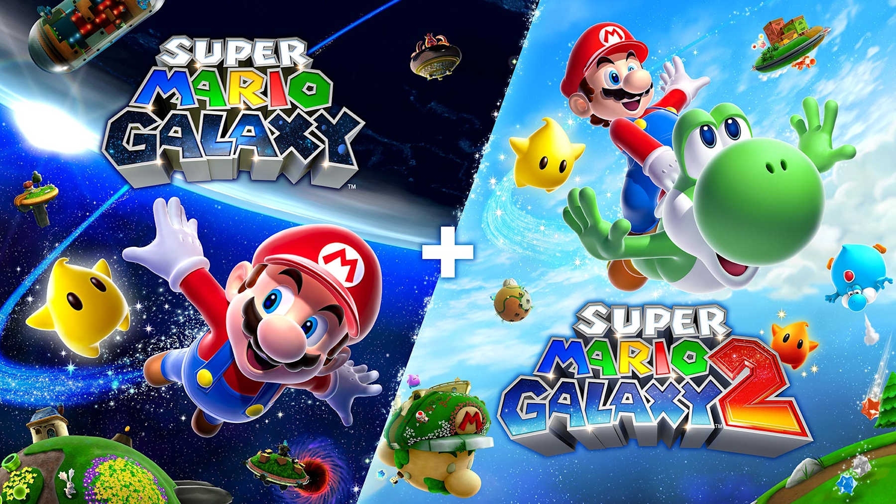 Nintendo Switch Super Mario Galaxy 1 + Super Mario Galaxy 2