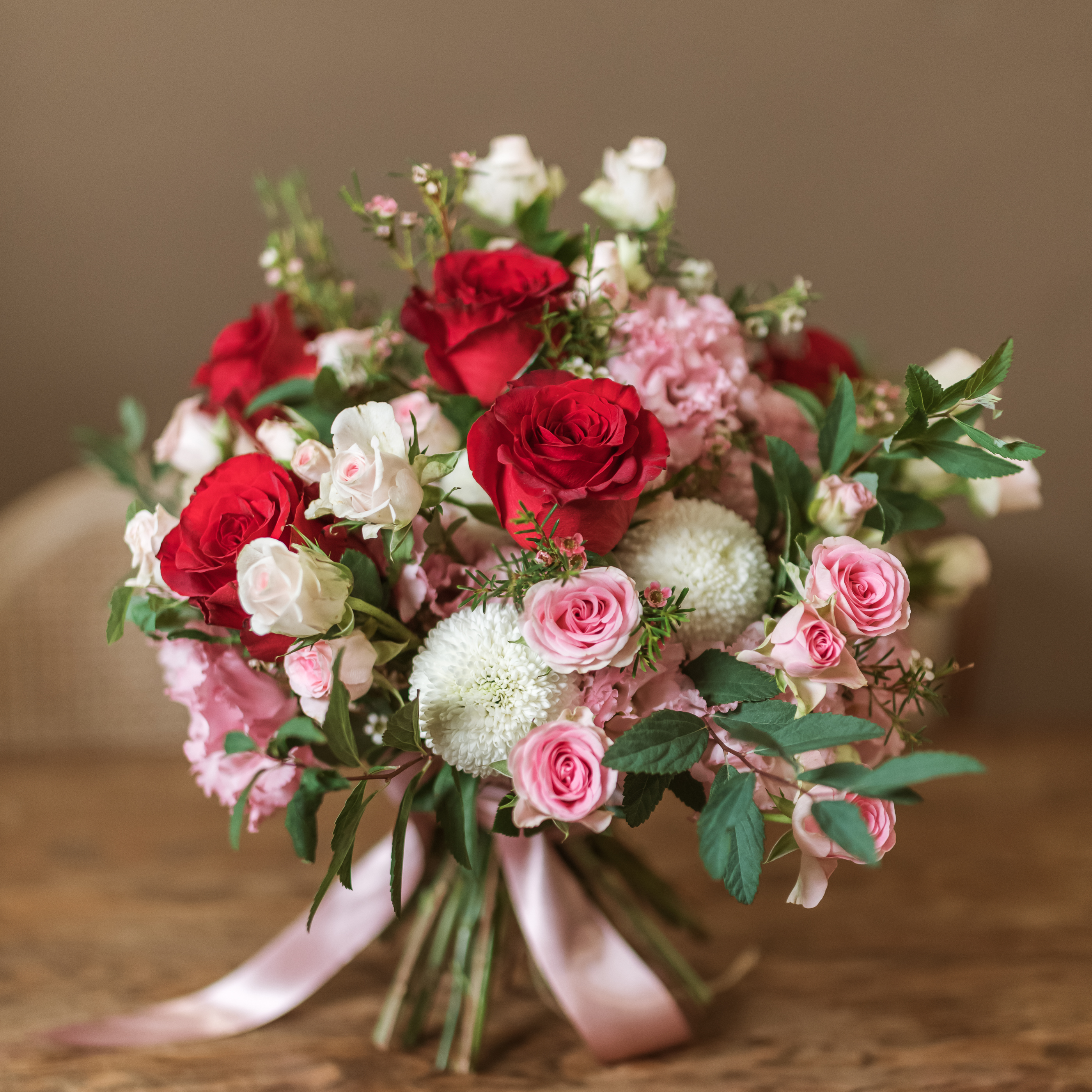 紅羽相守 | 鮮花捧花