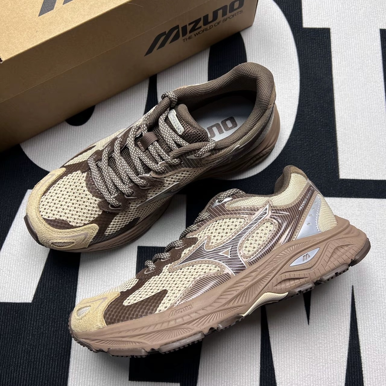 MIZUNO RACER S 焦糖 棕色 復古 美拉德 跑步鞋 美津濃 D1GH223523