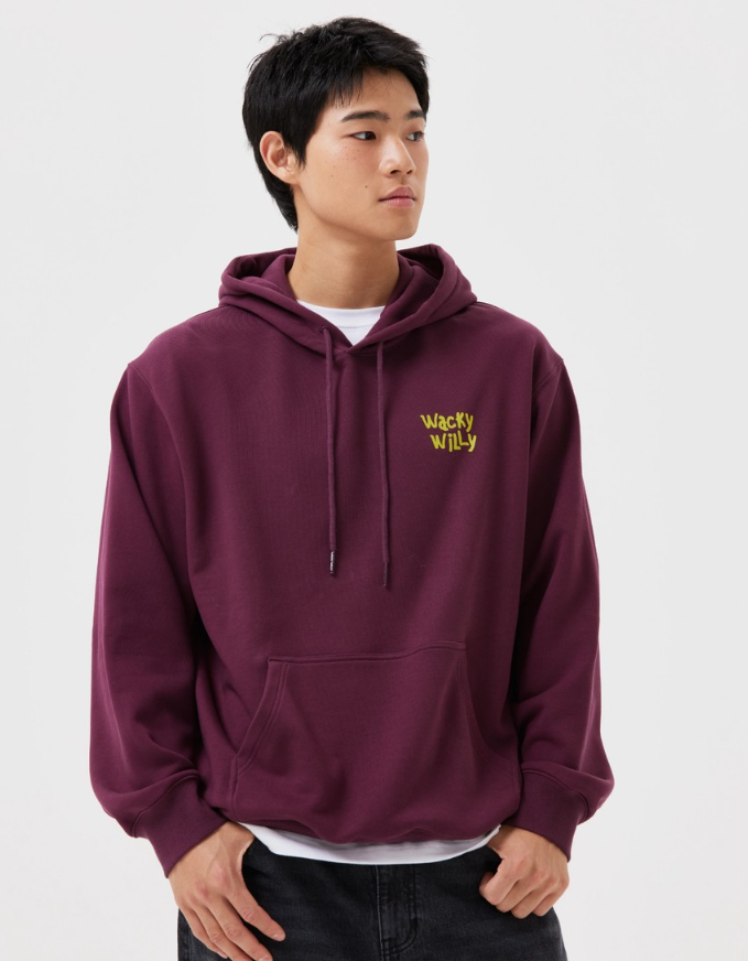 【直播】WACKY WILLY LL0919551 文字款有帽衛衣
