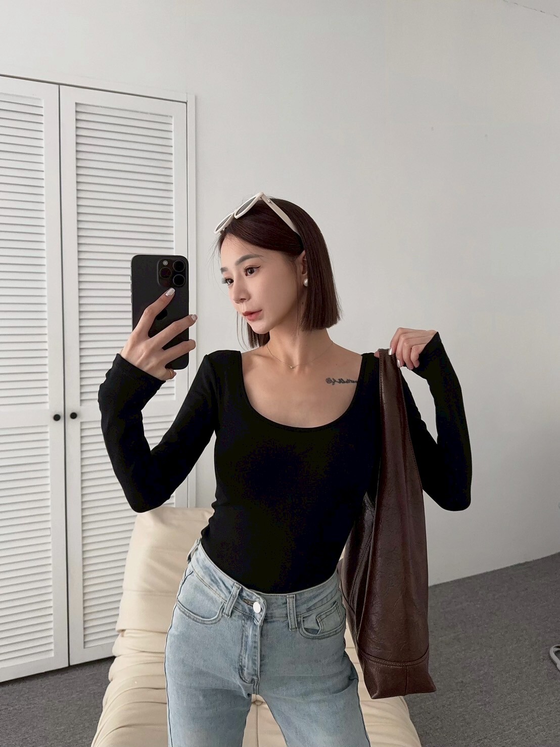 大U領彈棉美背BRATOP