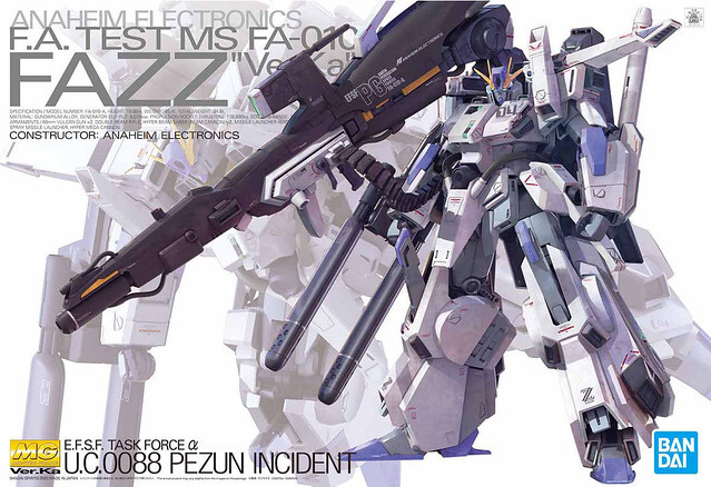 [GUNDAM SENTINEL] MG 1/100 FA-010A FAZZ Ver. KA
