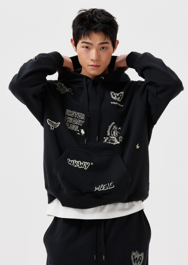 【直播】WACKY WILLY LL0919552 圖案款有帽衛衣