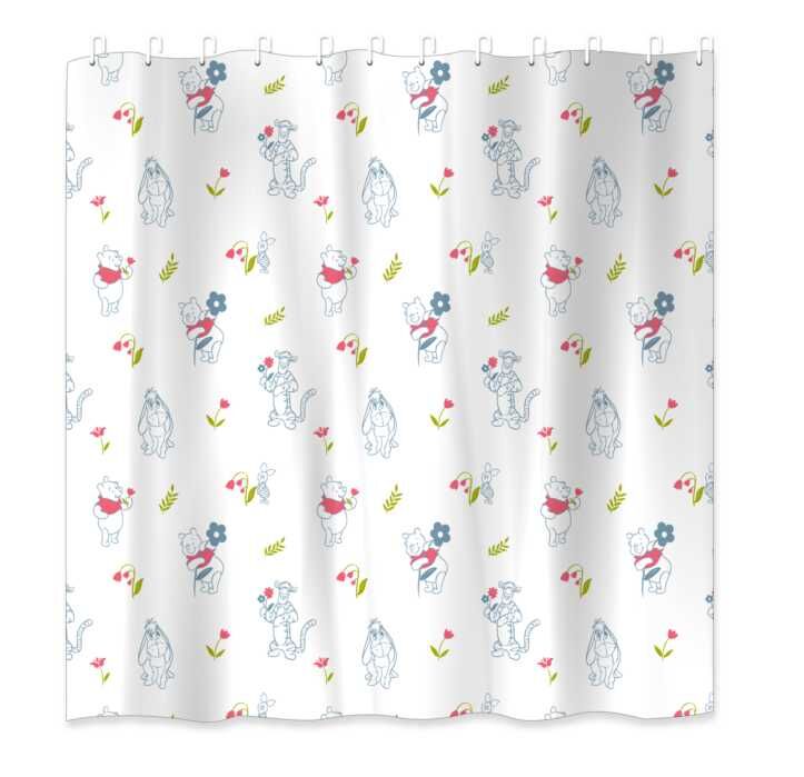 迪士尼小熊維尼浴簾