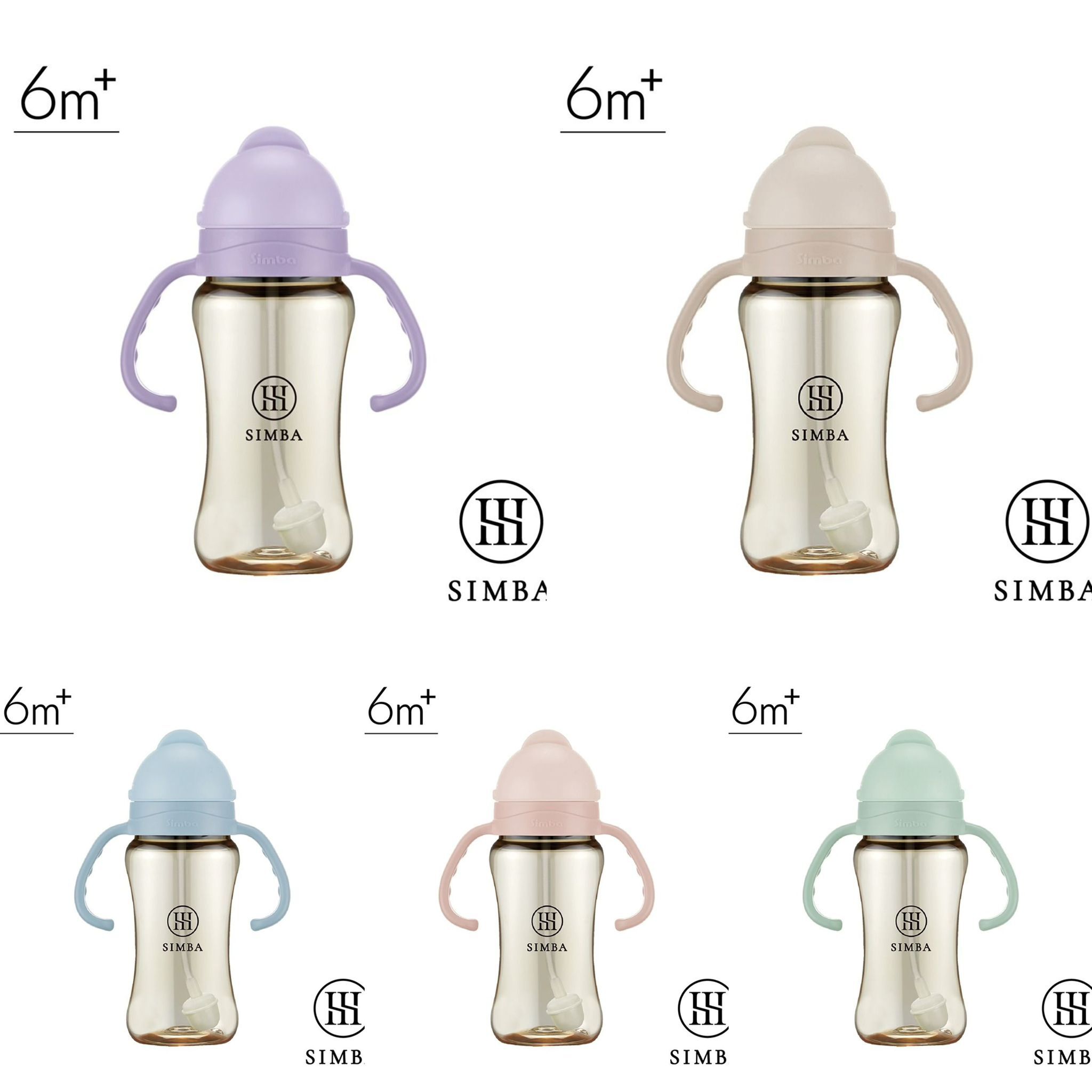 Simba - 蘊蜜鉑金PPSU防漏滑蓋學習水杯270m