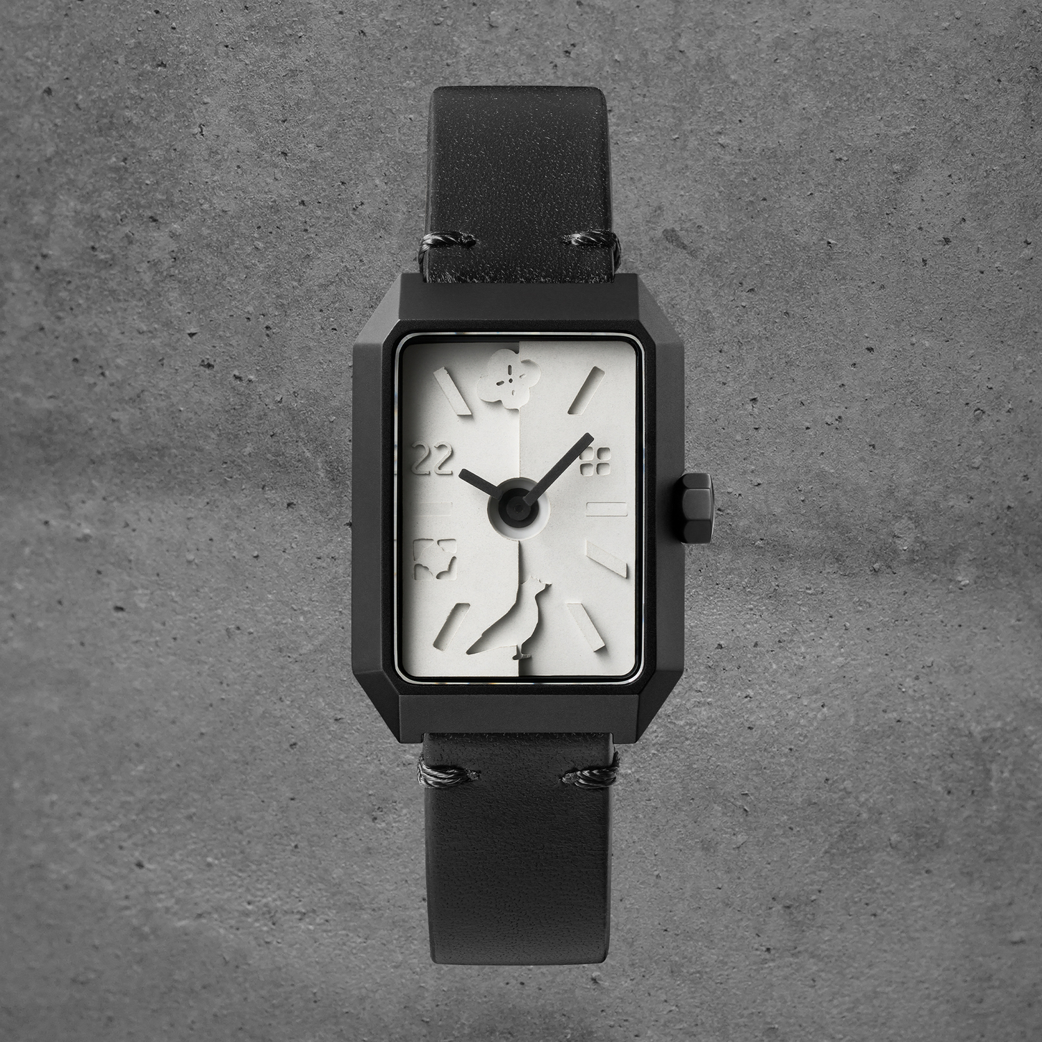 "H" Easy Bag/Old Ceramic Tile No.10/Green Bathhouse