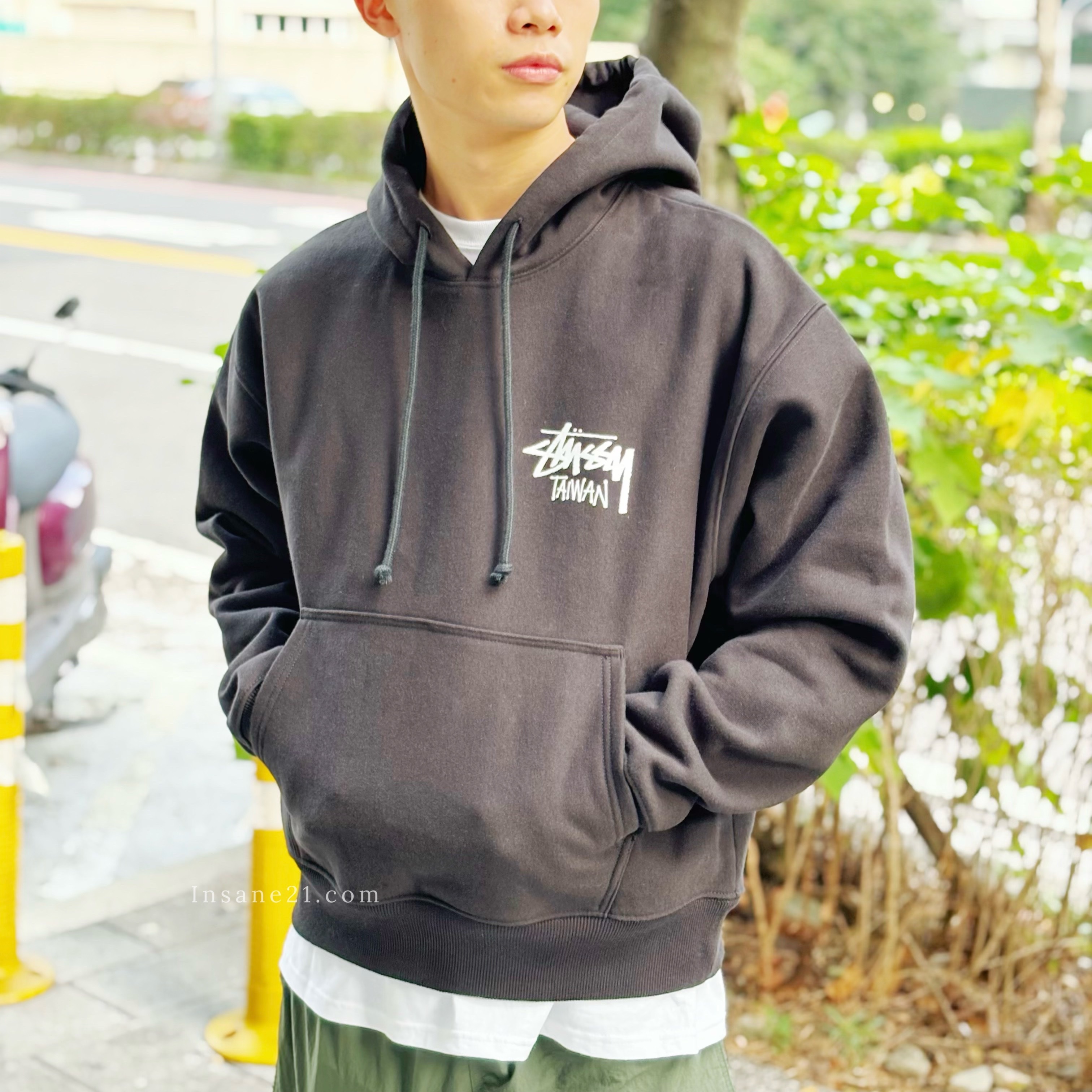 STUSSY 台灣限定 帽Ｔ 帽踢 中性 冬季 長袖 中性