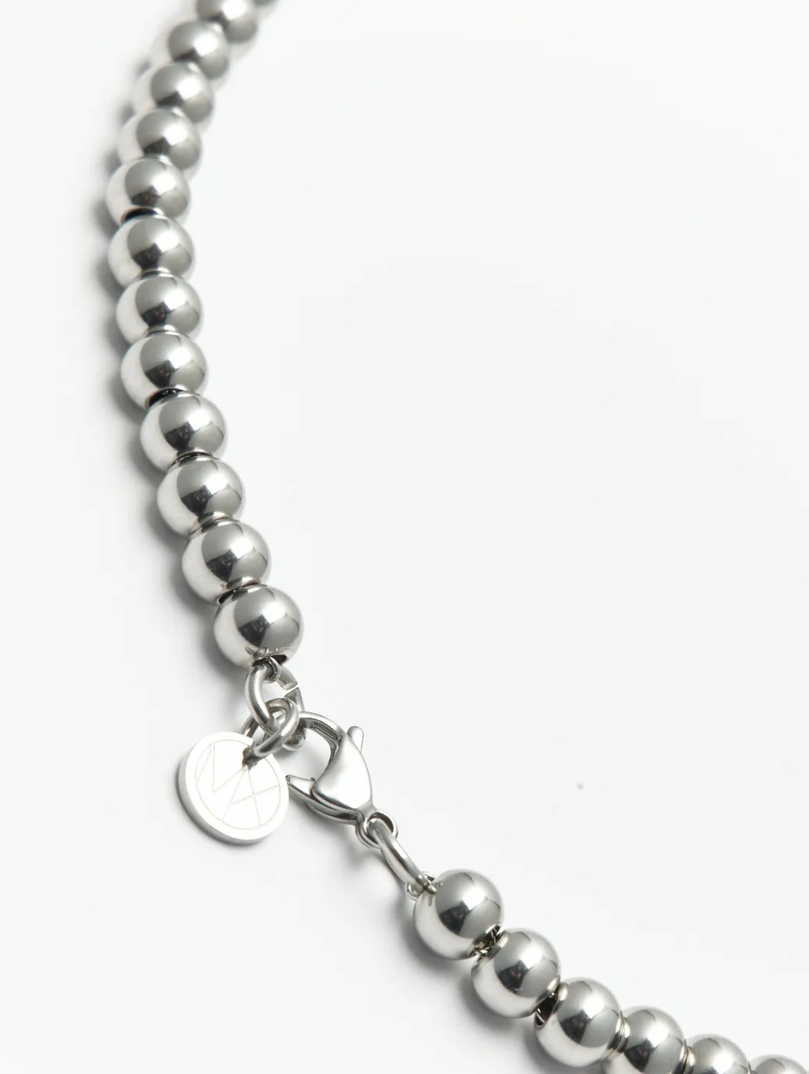 MN011 純鋼實心圓球項鍊