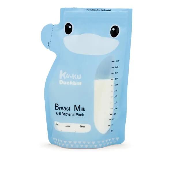 KUKU 雙出口立體母乳保鮮袋250ml - 25入