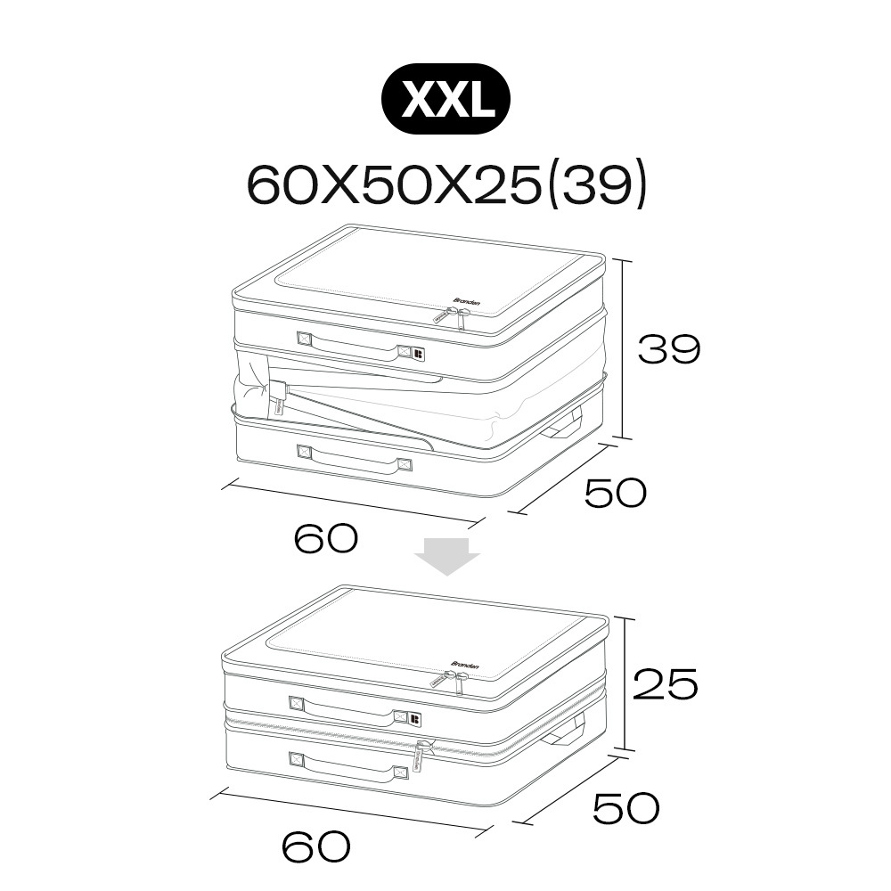 【官網組合】極致收納壓縮組 （XXL+XXL / 顏色任選）
