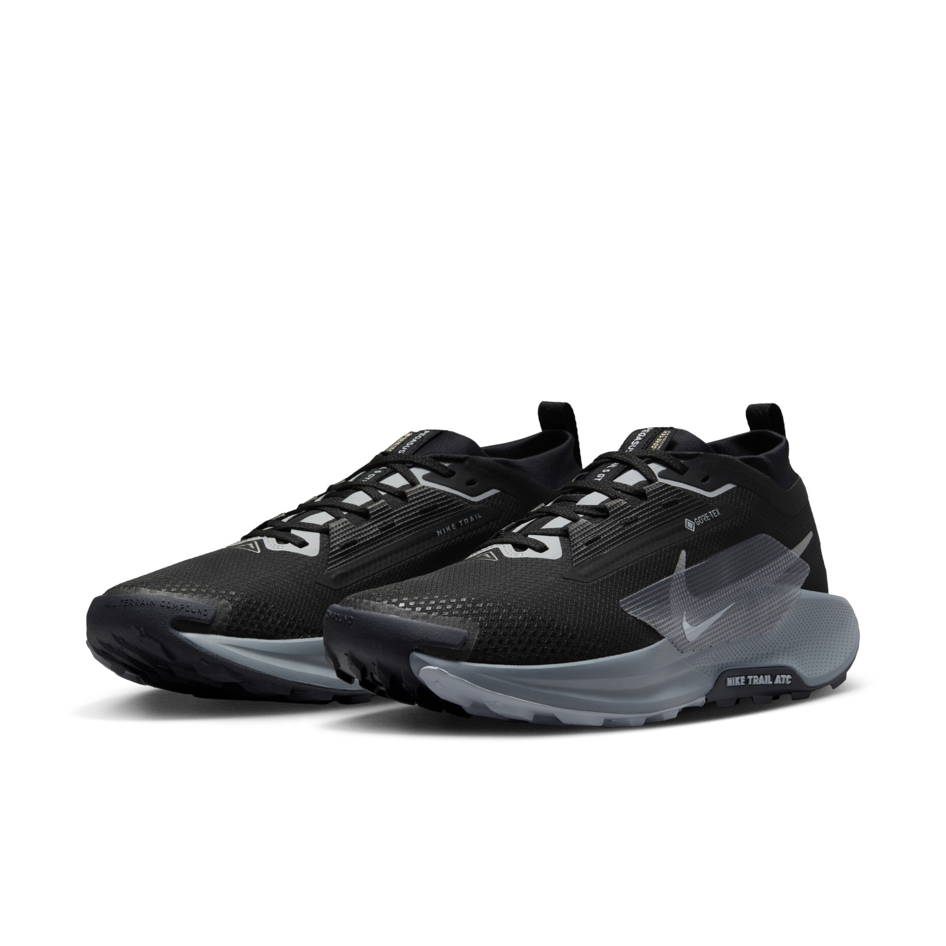Nike React Pegasus Trail 5 Gore-Tex Black Cool Grey 黑灰 FQ0908-001