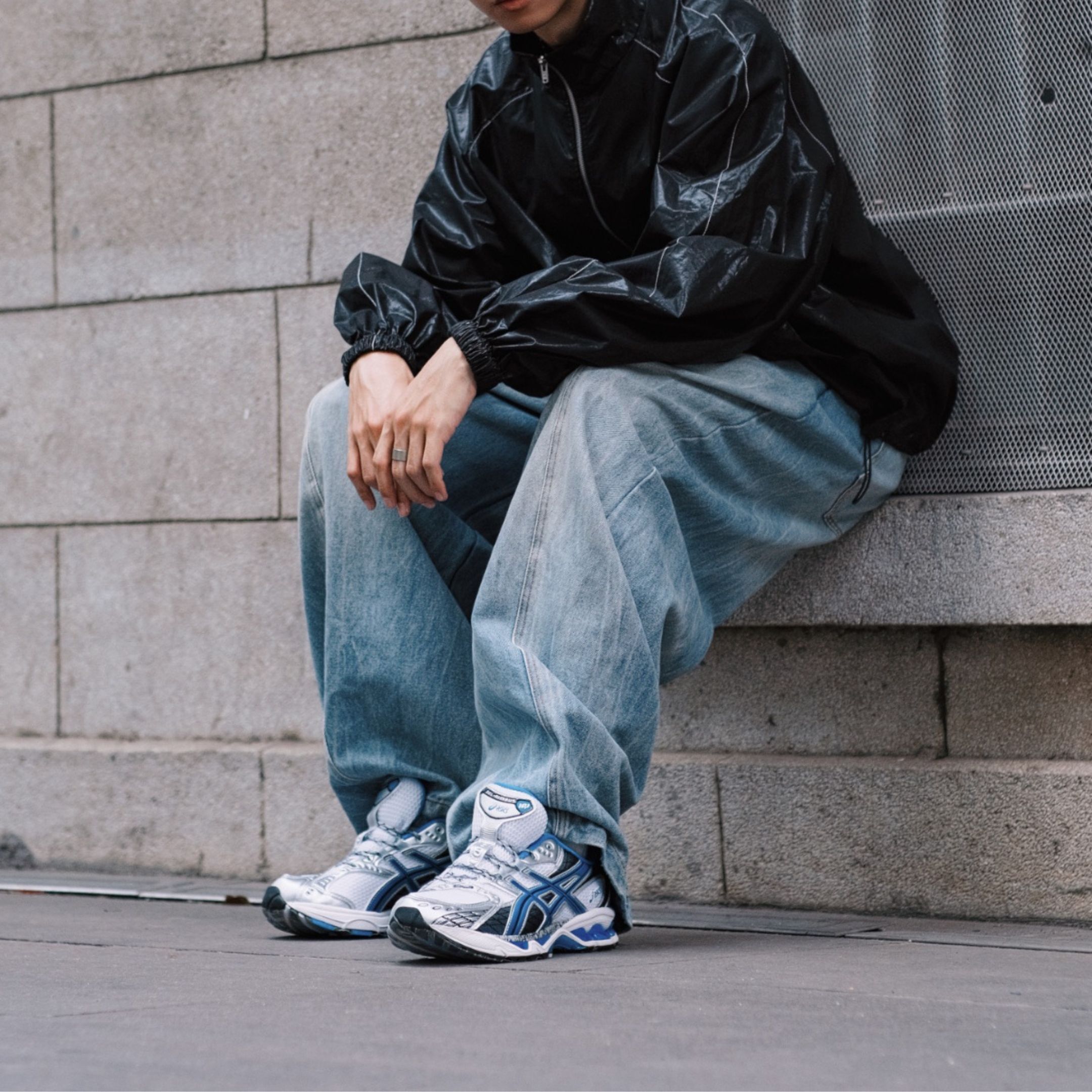 NICEDAY 代購 Asics GEL-NIMBUS 10.1 銀藍 藍 銀 深藍 機能 慢跑 休閒鞋 1203A543-101