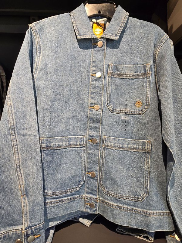 [U] CW TIMBERLAND MID BLUE WOMEN'S KEMPSHIRE DENIM CHORE JACKET, TB0A5PDX-EIR (UCW129)