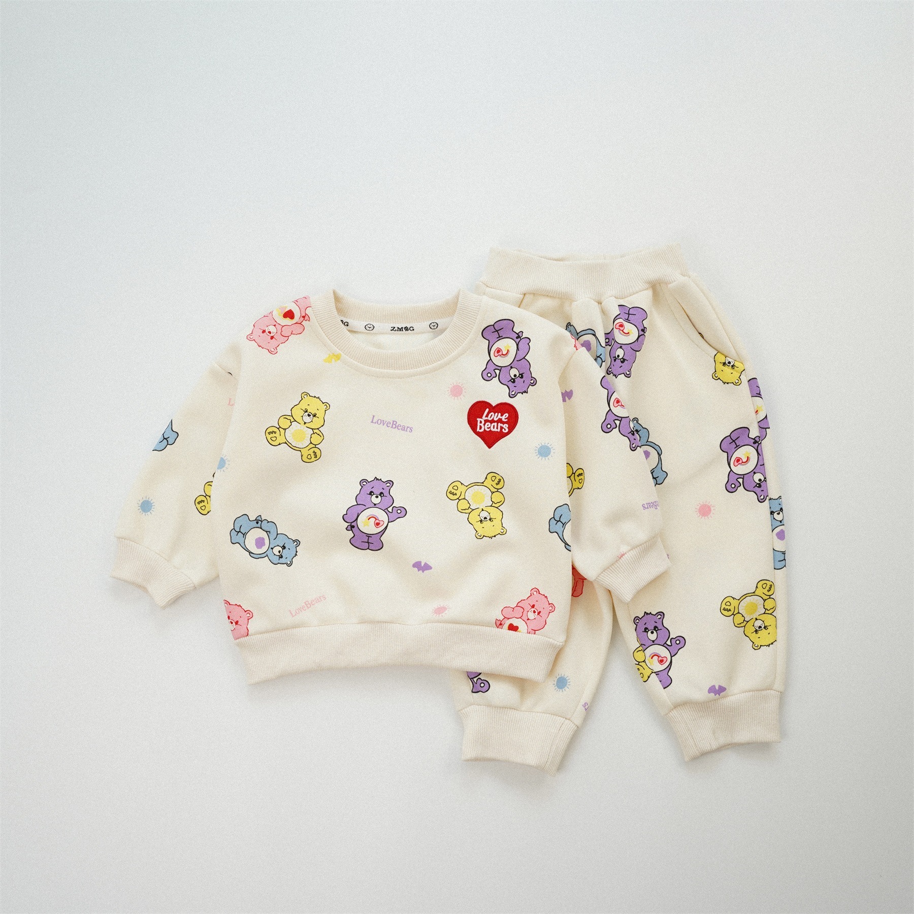 🐻𝐂𝐚𝐫𝐞 𝐁𝐞𝐚𝐫𝐬 Love Bears 彩虹熊衛衣套裝