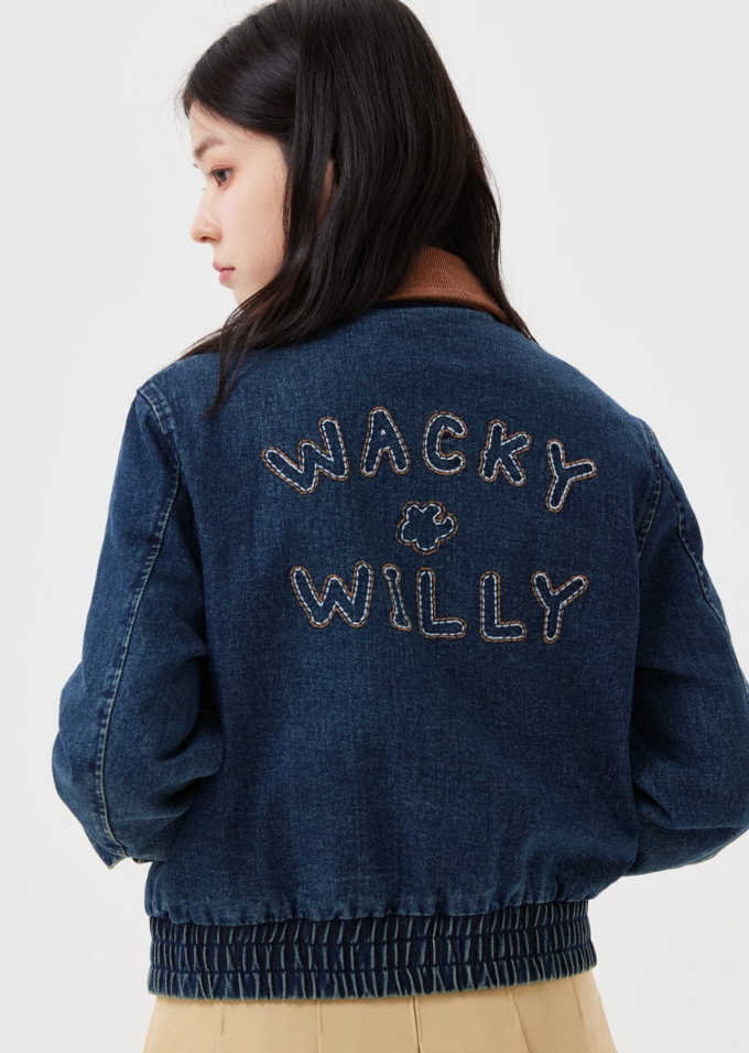 【直播】WACKY WILLY LL0919832 女裝Caracol Blouson 牛仔外套