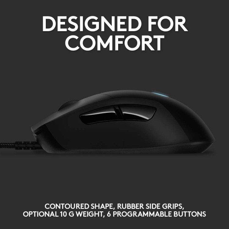 Logitech G G403 Prodigy 遊戲滑鼠 - 910-005634 - Black