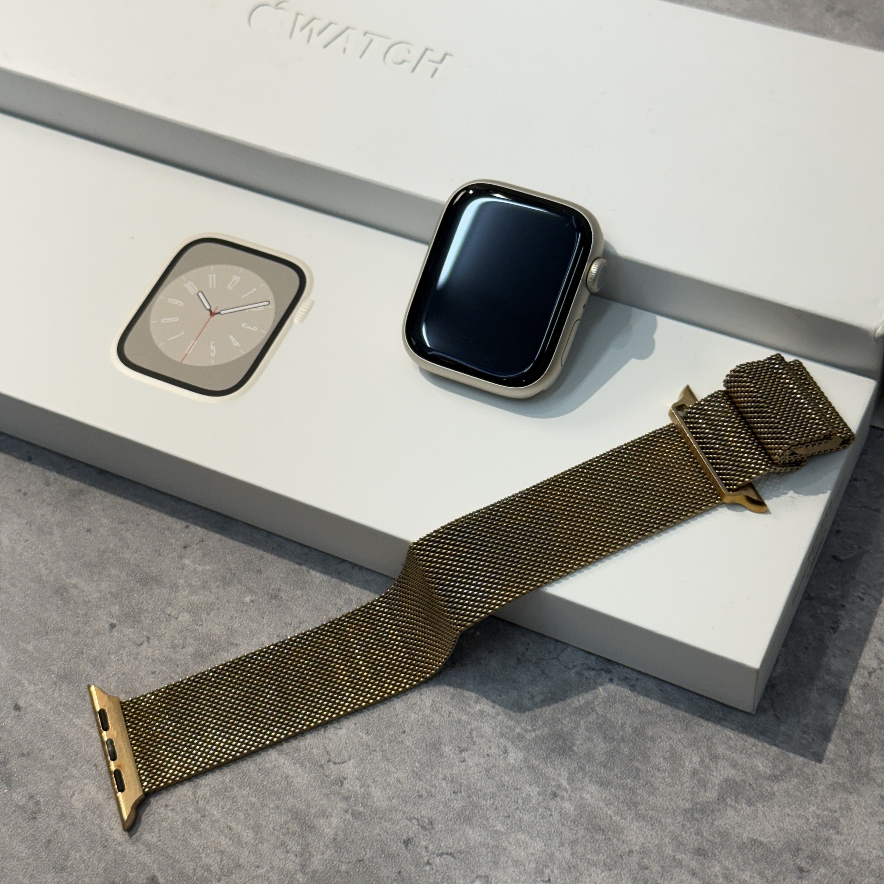 【二手】Apple Watch Series 8 45mm GPS 星光色