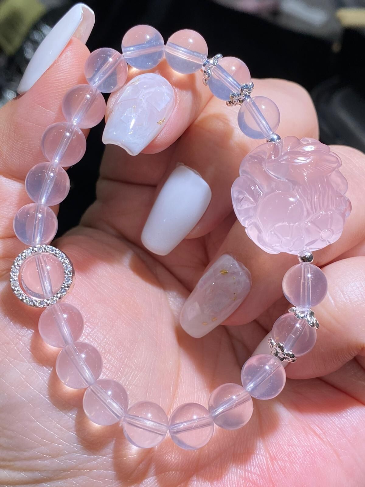 8-8.3mm星光粉晶手狐