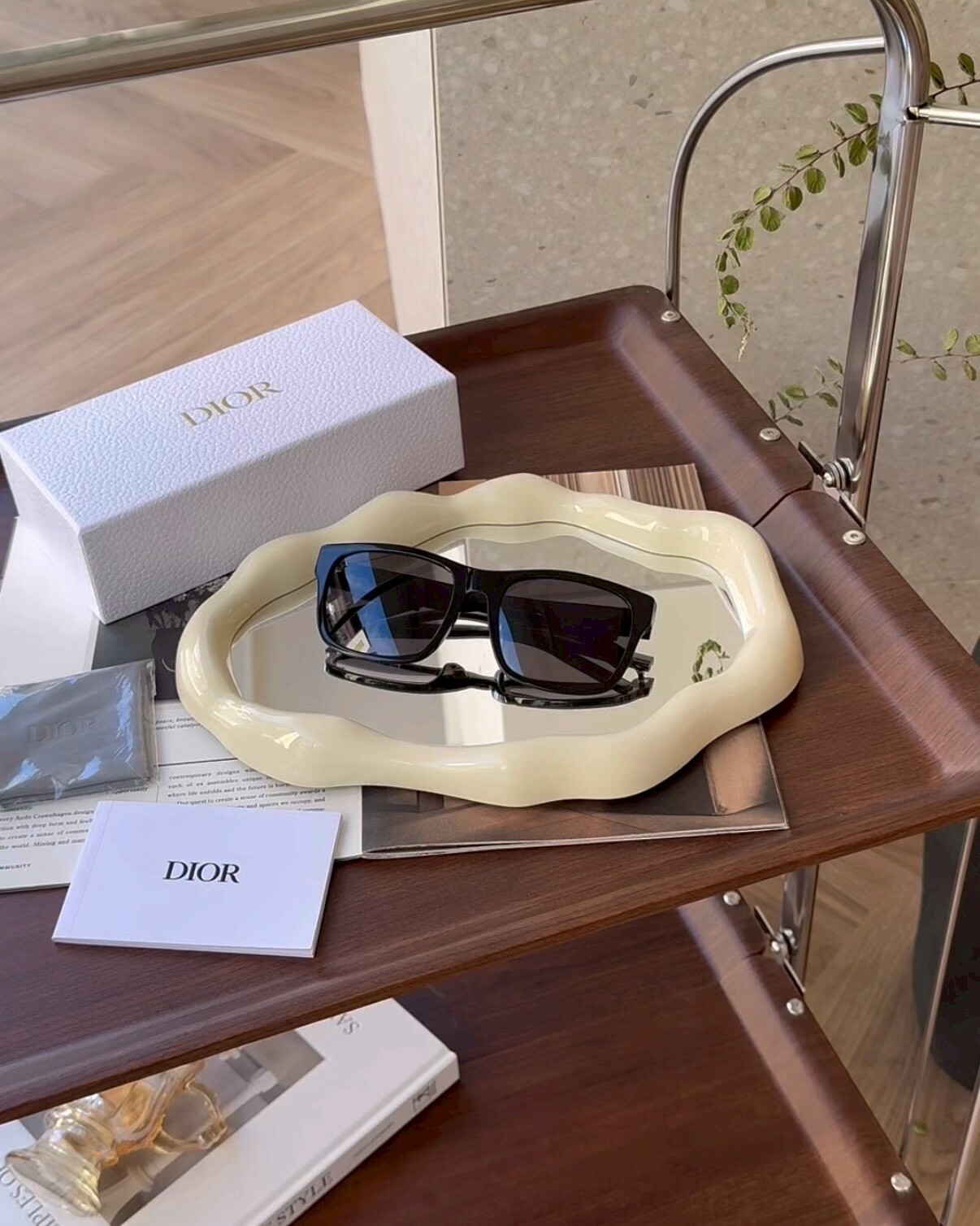 DIOR｜B23 S2F 方形墨鏡 黑色