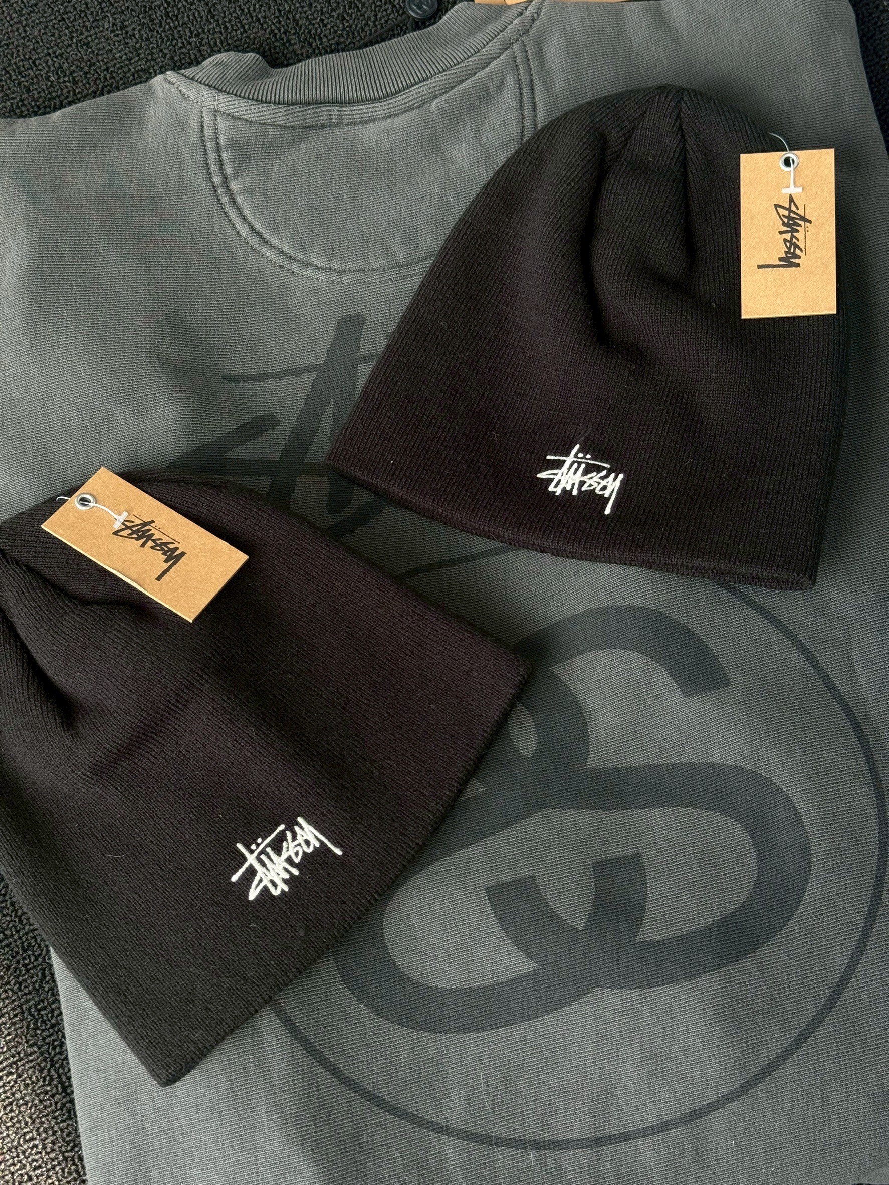 STUSSY BASIC SKULLCAP BEANIE 基礎刺繡小Logo 冷帽