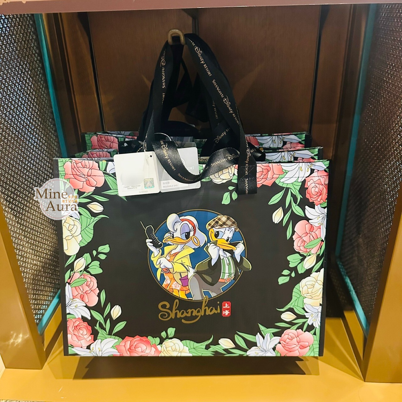米奇和朋友們 摩登上海系列 圖案 手提 環保袋 購物袋 -上海迪士尼樂園