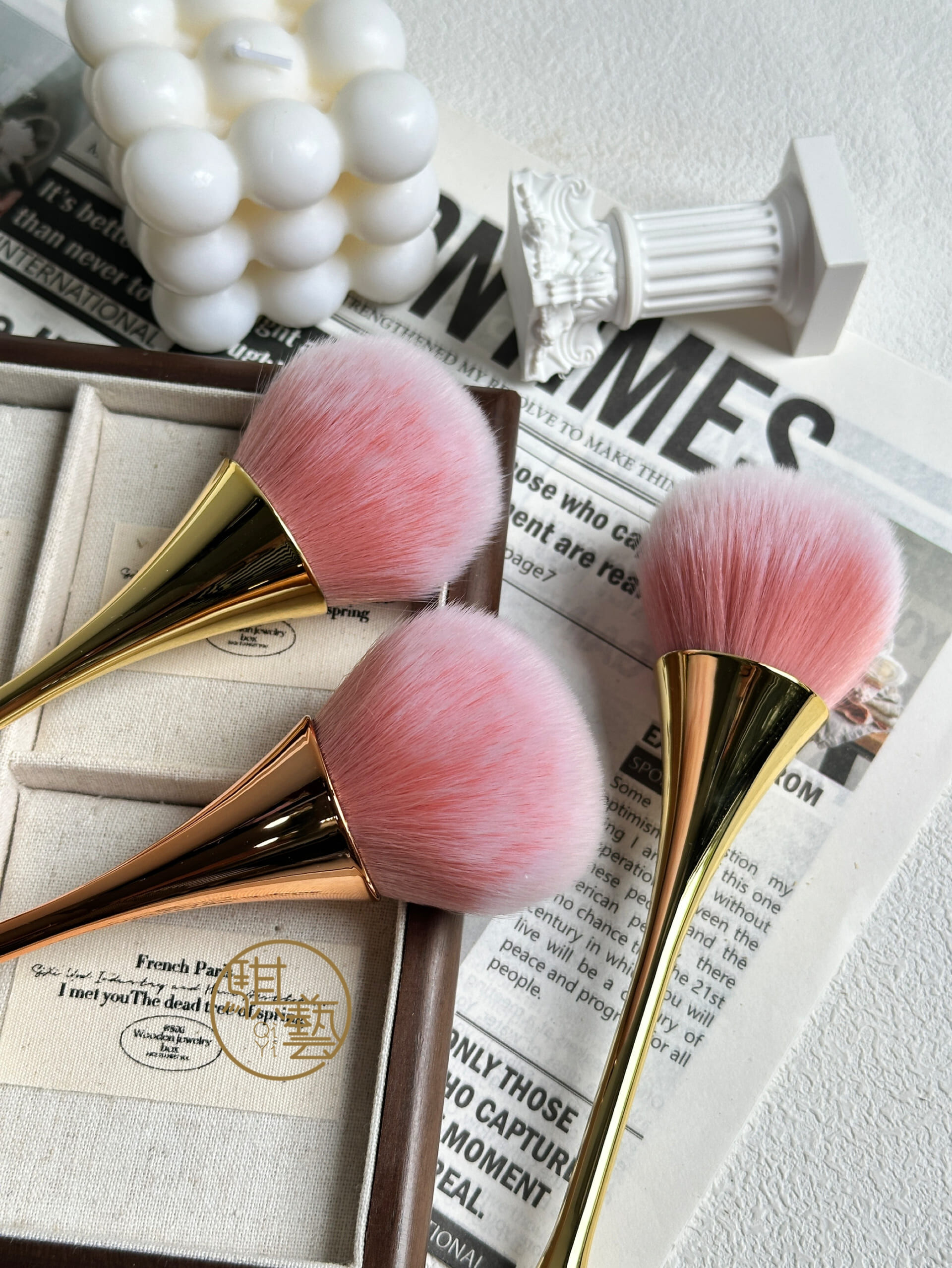 水晶粉塵清潔美容刷｜水晶保養專用 & 化妝刷雙用