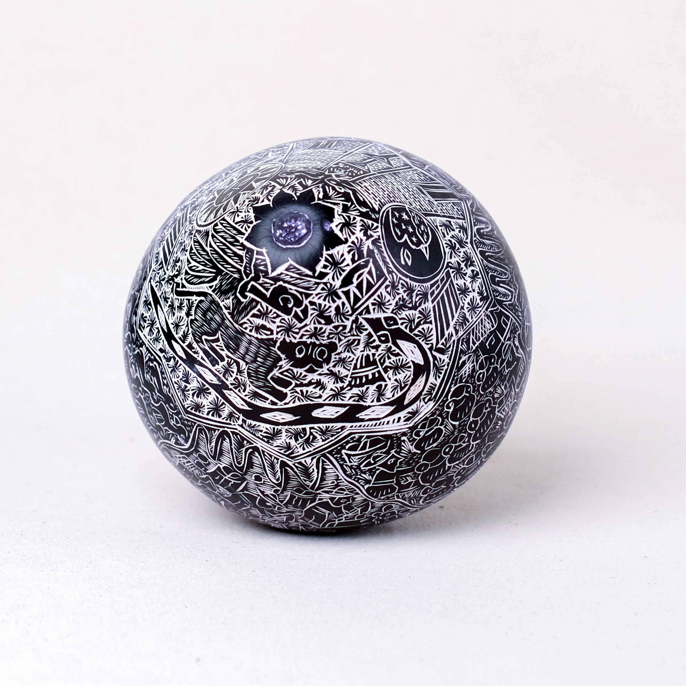 萬卡約葫蘆雕刻｜印加日月 78｜秘魯