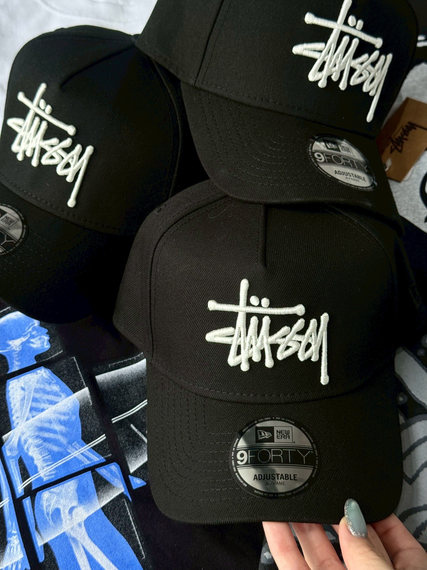 STUSSY x NEW ERA BASIC 9FORTY 經典刺繡Logo 棒球帽