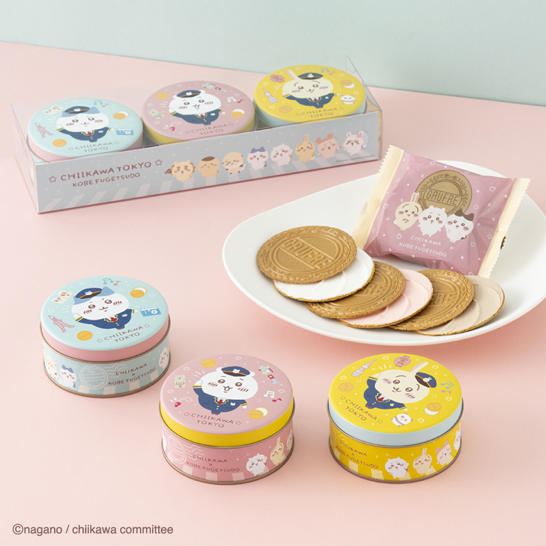 神戶風月堂｜Chiikawa 奶油法蘭酥 東京限定罐