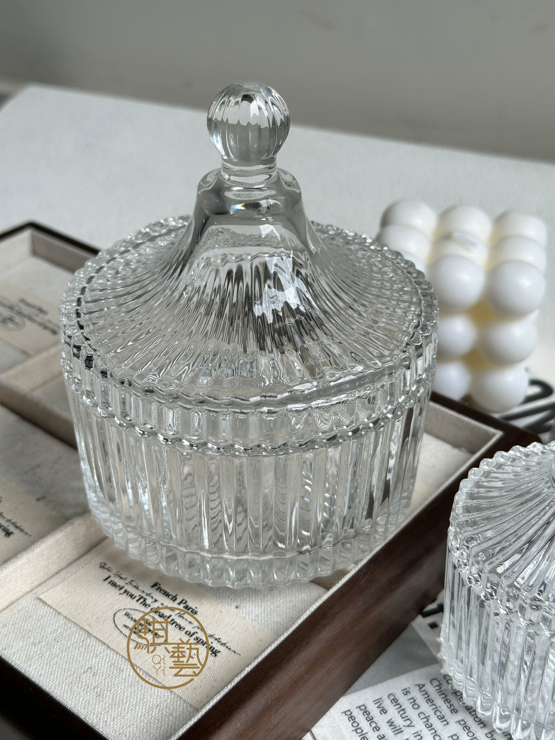 玻璃淨化盒｜能量水晶收納與淨化工具