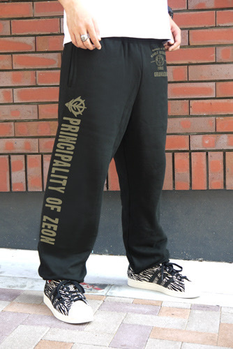 Cospa 1006 ジオン突撃機動軍スウェットパンツ [機動戦士ガンダム] BLACK