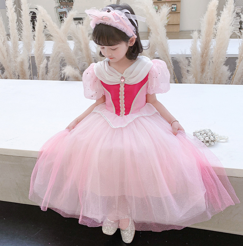 萬聖節 睡美人艾洛公主禮服 100-140cm #1135