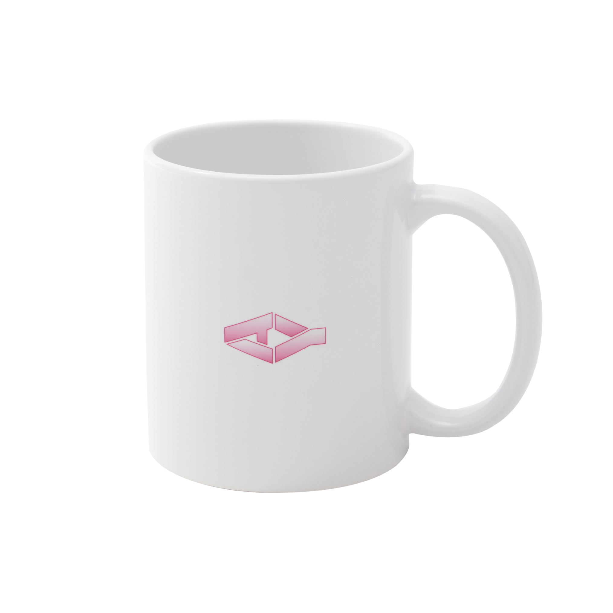ANDYU pink logo mug