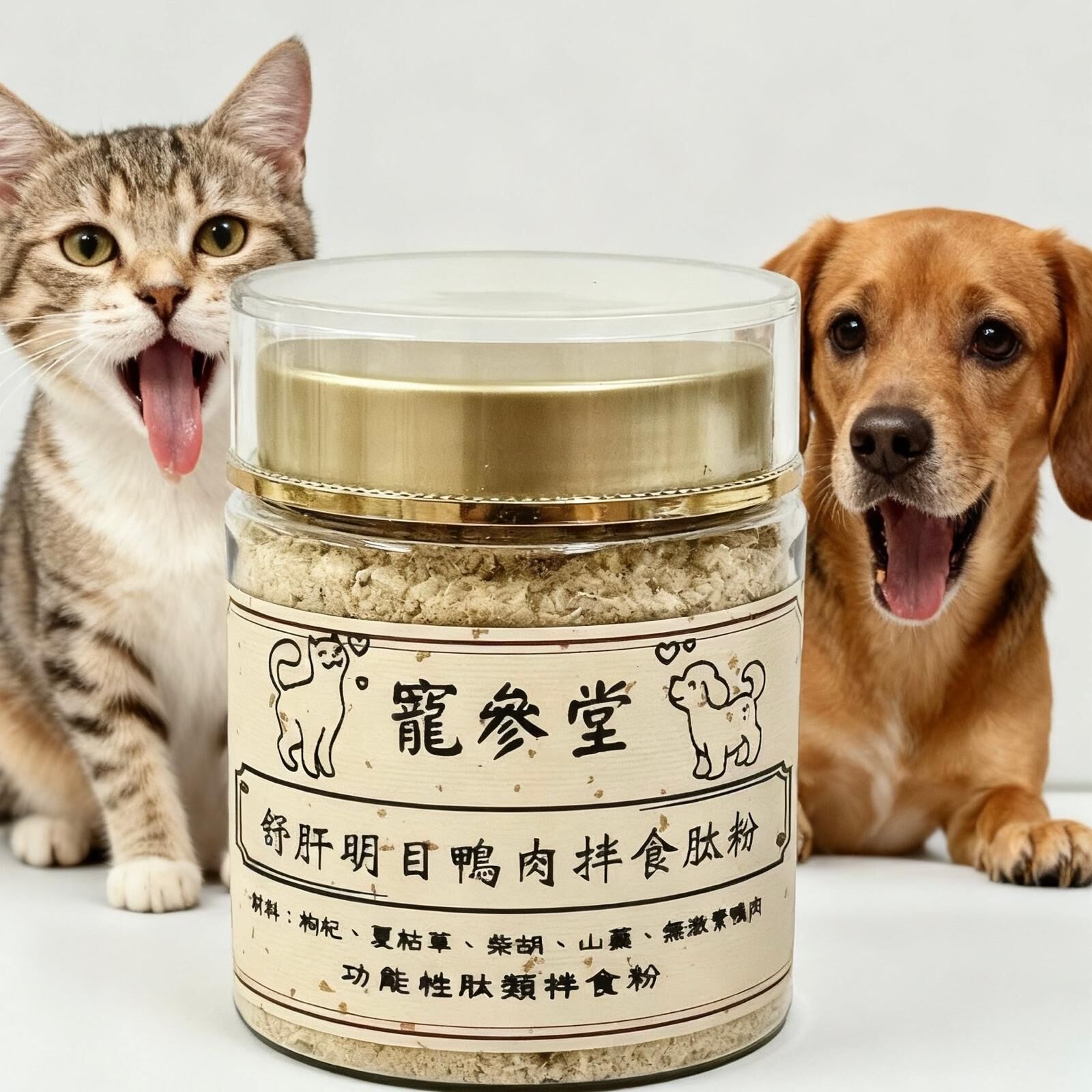 舒肝明目鴨肉拌食肽粉