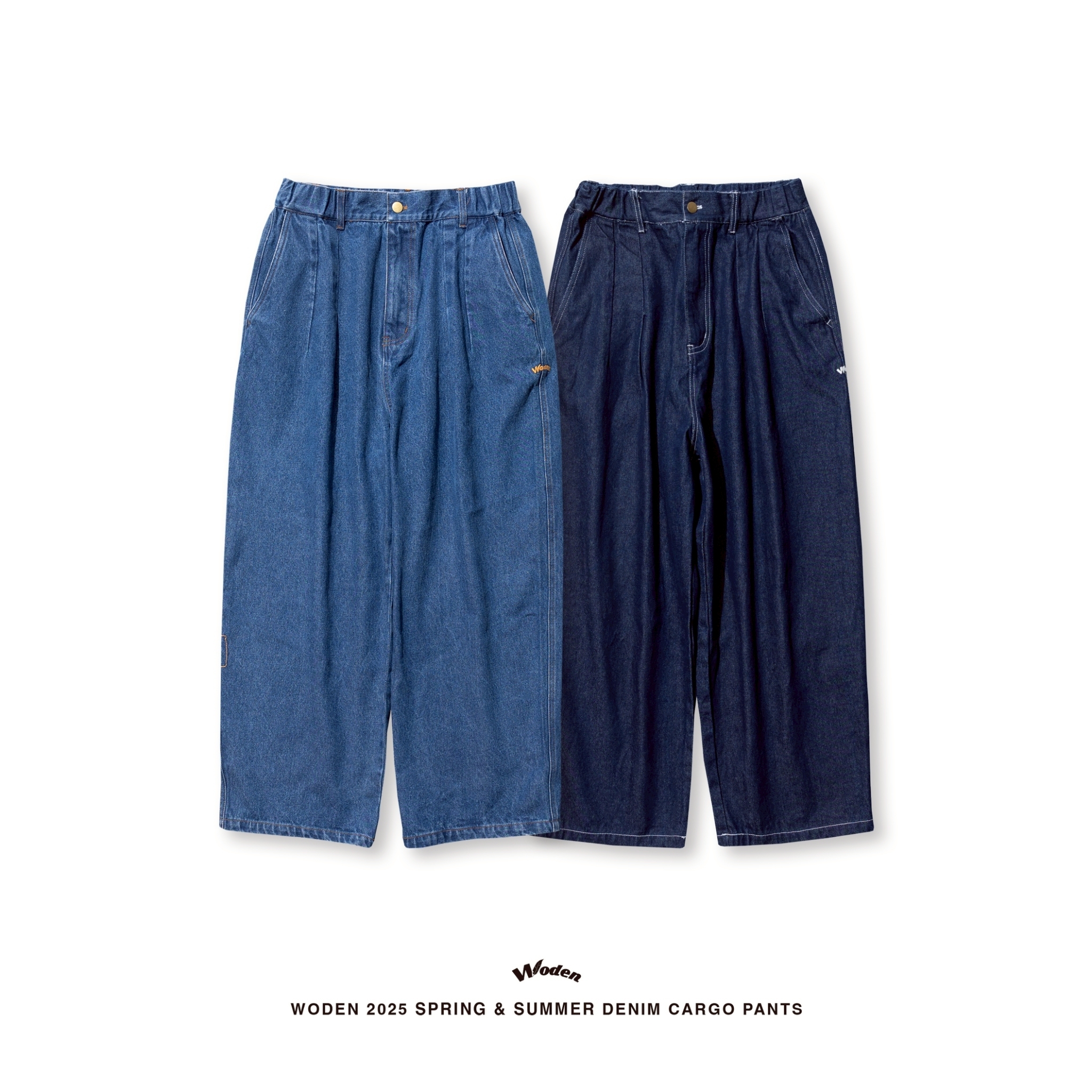 WODEN 2025 Spring & Summer 076 Denim Cargo Pants