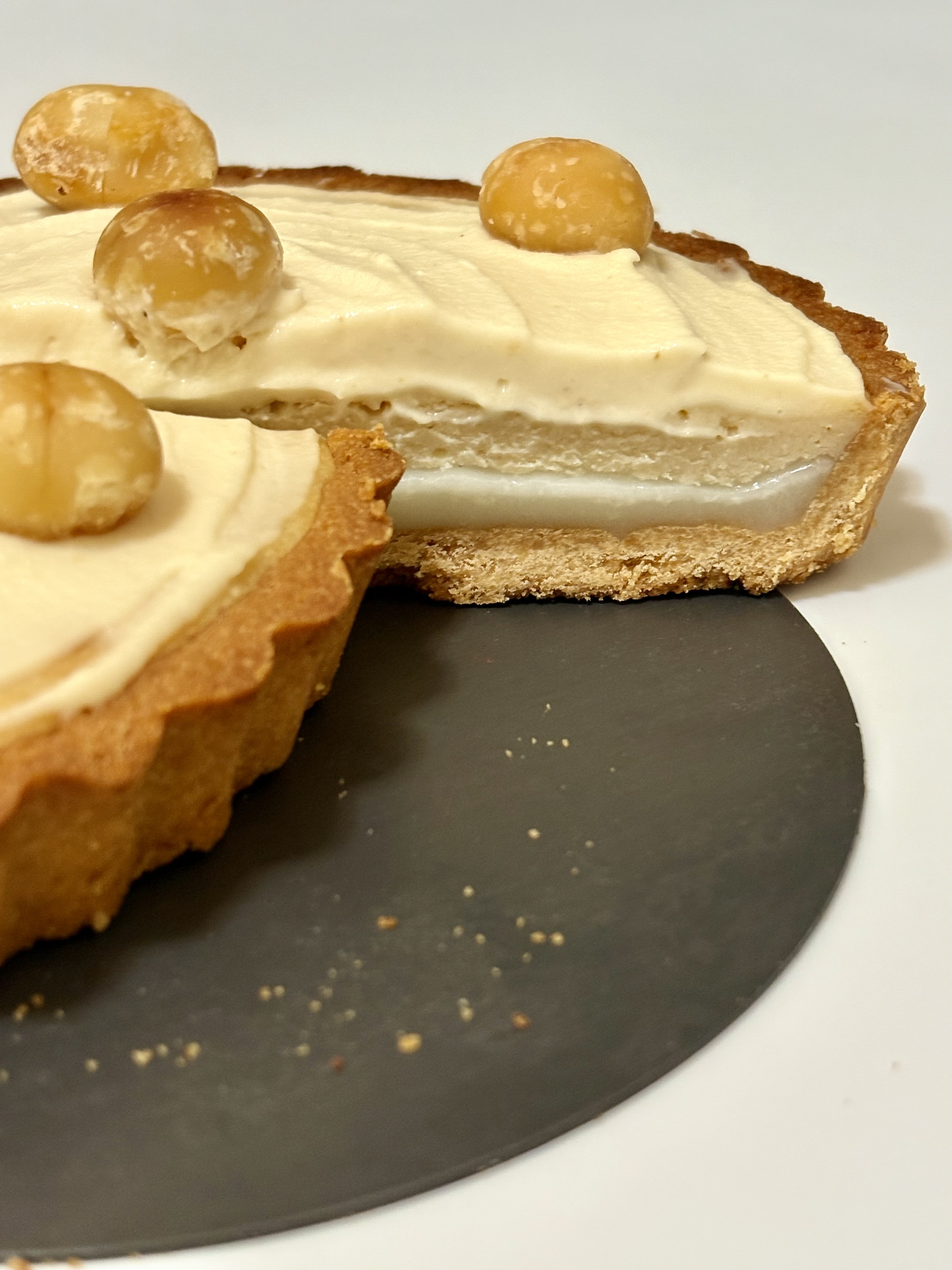 花生麻糬塔(蛋奶素)6吋