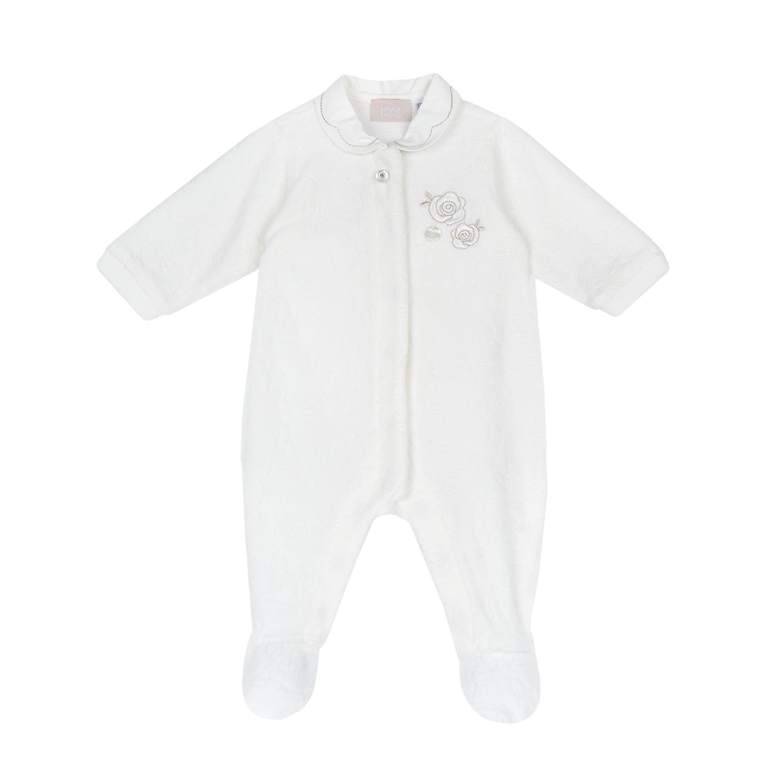 玫瑰天鵝-提織玫瑰剪毛絨前開兔裝