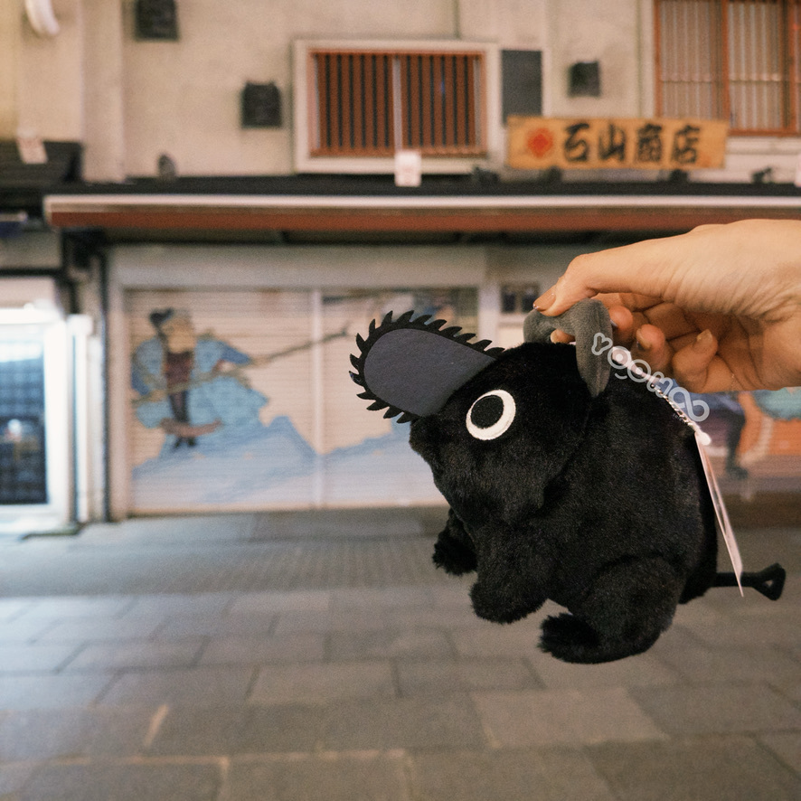 受注生產，預計2026年3月底出貨┃日本 鏈鋸人 黑色 波奇塔 娃娃 玩偶 束口袋 吊飾